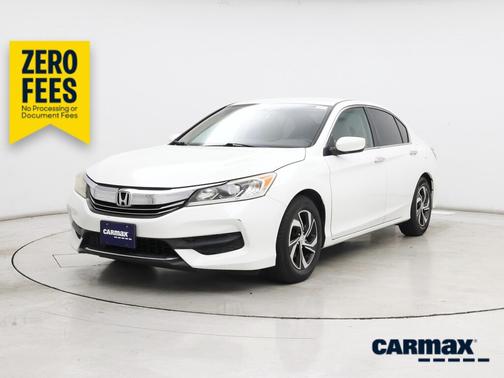 White 2017 Honda Accord LX