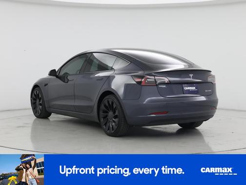 Gray 2023 Tesla Model 3 Performance
