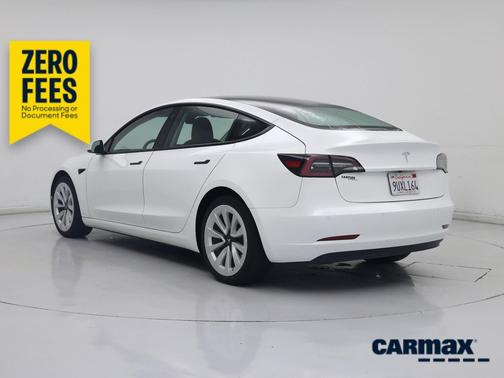 White 2022 Tesla Model 3