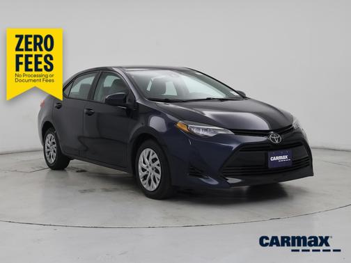 Blue 2017 Toyota Corolla LE