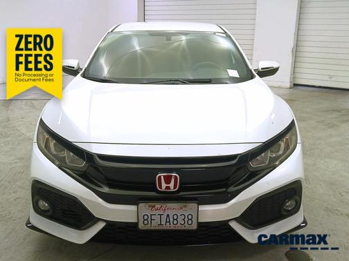 White 2018 Honda Civic Sport