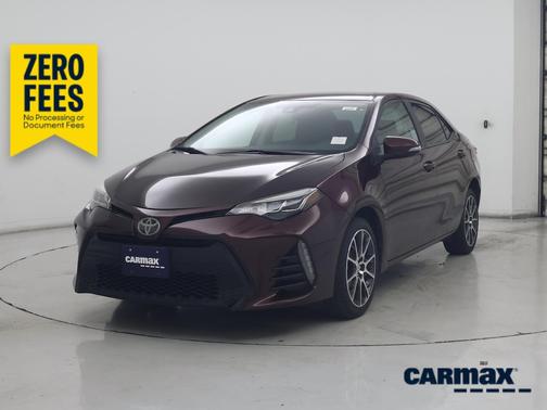 Burgundy 2017 Toyota Corolla 50TH Anniversary Edition