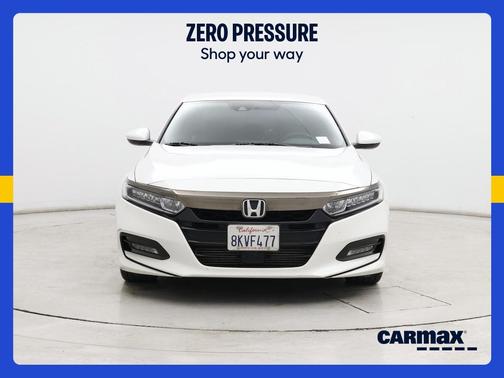 White 2019 Honda Accord Sport