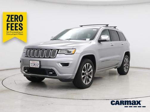 Silver 2017 Jeep Grand Cherokee Overland