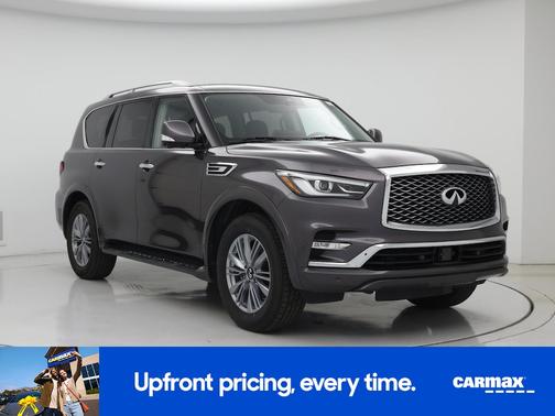 Gray 2024 INFINITI QX80 Luxe