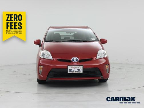 Red 2015 Toyota Prius Two