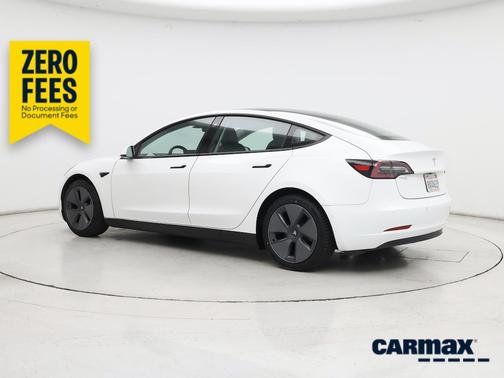 White 2021 Tesla Model 3 Standard Range Plus