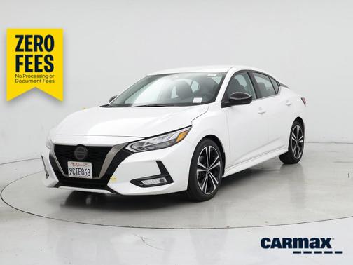White 2022 Nissan Sentra SR