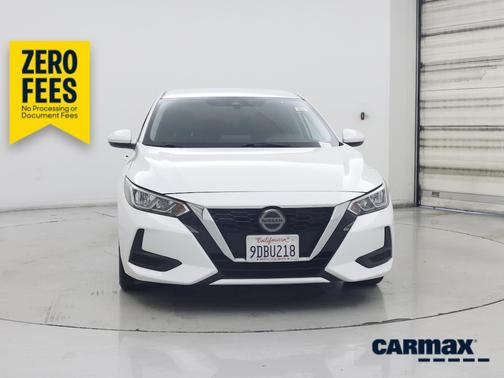 White 2022 Nissan Sentra SV