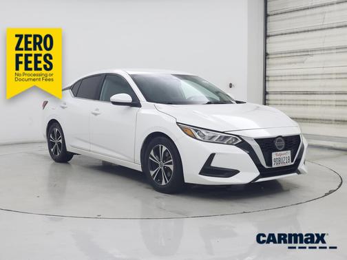 White 2022 Nissan Sentra SV