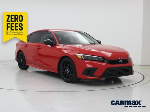 Red 2022 Honda Civic Sport