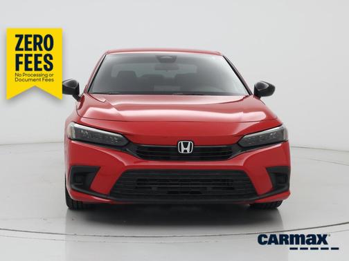 Red 2022 Honda Civic Sport