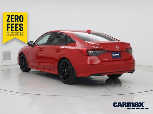 Red 2022 Honda Civic Sport