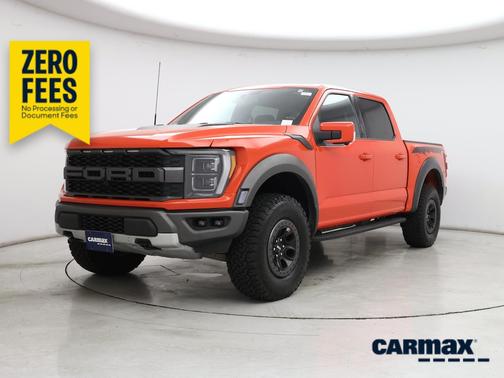 Orange 2022 Ford F-150 Raptor