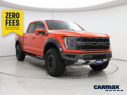 Orange 2022 Ford F-150 Raptor