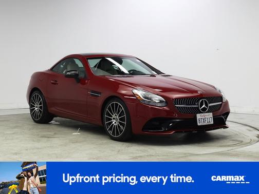 Red 2020 Mercedes-Benz SLC 300
