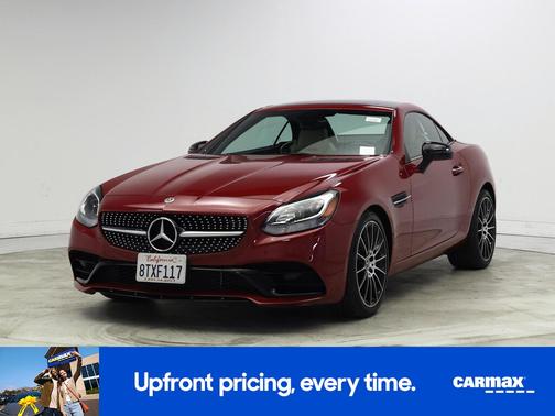 Red 2020 Mercedes-Benz SLC 300