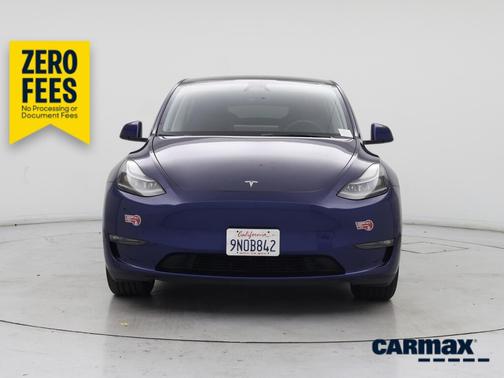 Blue 2024 Tesla Model Y Long Range
