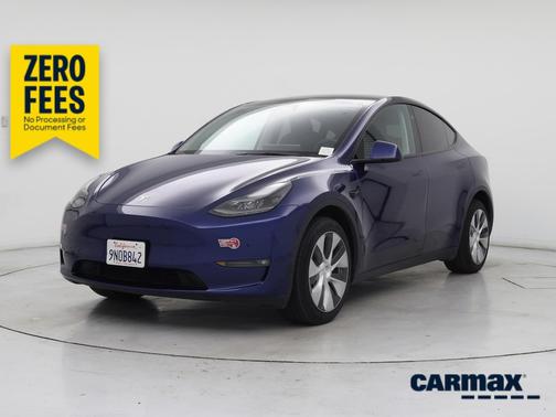 Blue 2024 Tesla Model Y Long Range