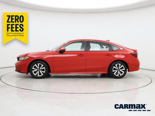 Red 2025 Honda Civic LX