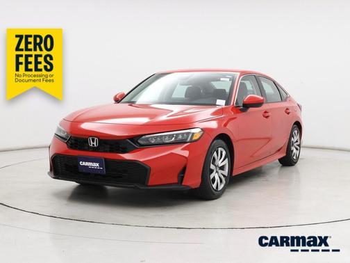 Red 2025 Honda Civic LX