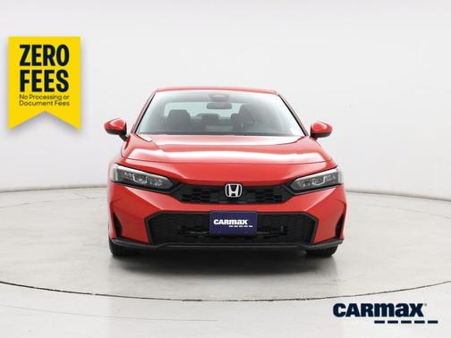 Red 2025 Honda Civic LX