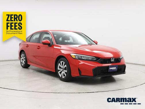 Red 2025 Honda Civic LX