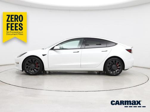 White 2023 Tesla Model 3 Performance