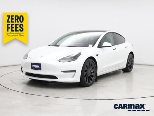 White 2023 Tesla Model 3 Performance