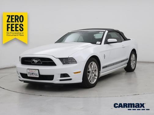 White 2014 Ford Mustang Premium