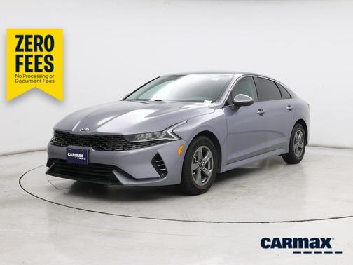 Gray 2021 Kia K5 LXS