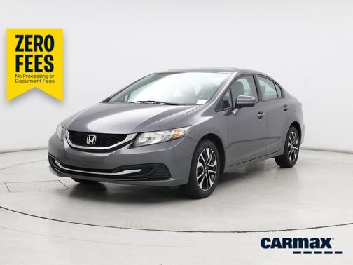 Gray 2014 Honda Civic EX