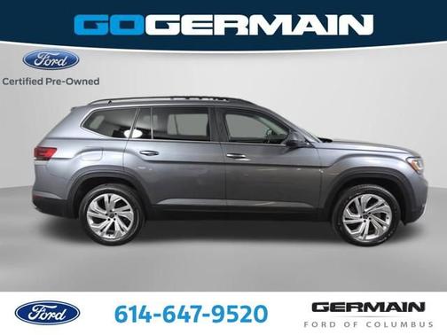 Platinum Gray Metallic 2021 Volkswagen Atlas 3.6L V6 SE w/Technology
