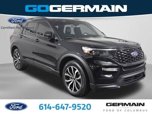 Agate Black Metallic 2023 Ford Explorer ST-Line