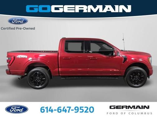 Rapid Red Metallic Tinted Clearcoat 2022 Ford F-150 LARIAT