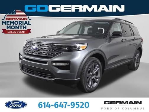 Gray Metallic 2023 Ford Explorer XLT