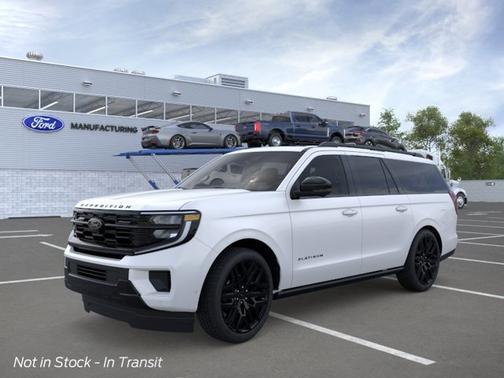 Star White Metallic Tri-Coat 2026 Ford Expedition Max Platinum