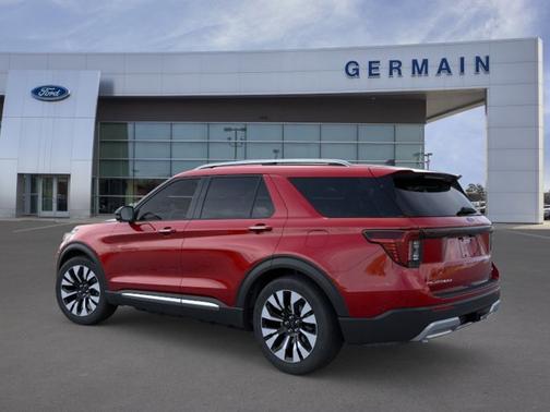 Rapid Red Metallic Tinted Clearcoat 2026 Ford Explorer Platinum