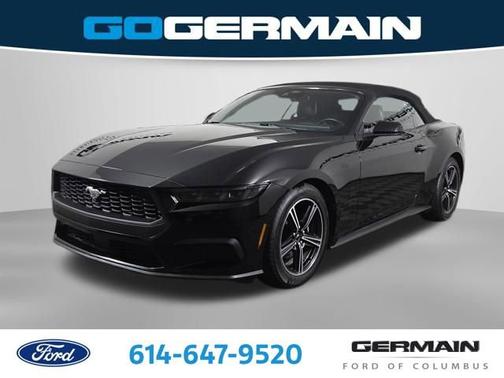 Shadow Black 2025 Ford Mustang EcoBoost Premium
