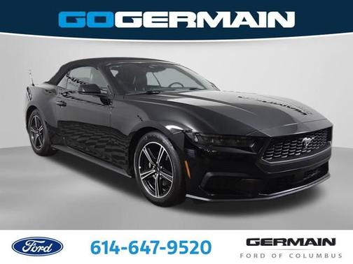 Shadow Black 2025 Ford Mustang EcoBoost Premium