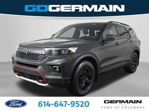 Forged Green Metallic 2022 Ford Explorer Timberline