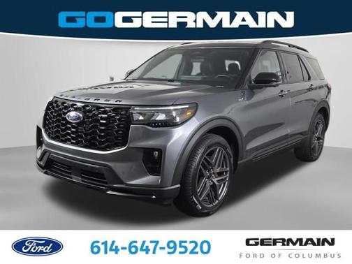 Gray Metallic 2025 Ford Explorer ST-Line