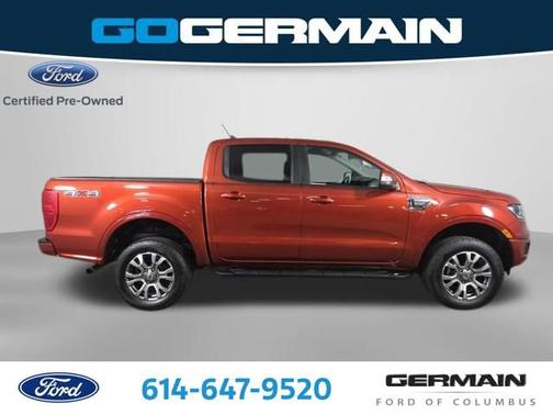 Hot Pepper Red Metallic Tinted Clearcoat 2022 Ford Ranger LARIAT