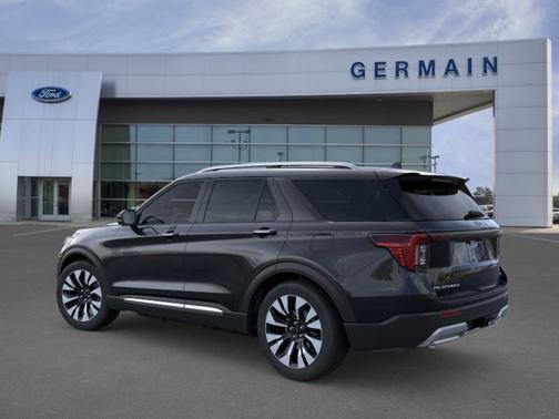 Agate Black Metallic 2026 Ford Explorer Platinum