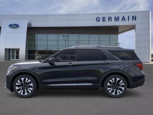 Agate Black Metallic 2026 Ford Explorer Platinum