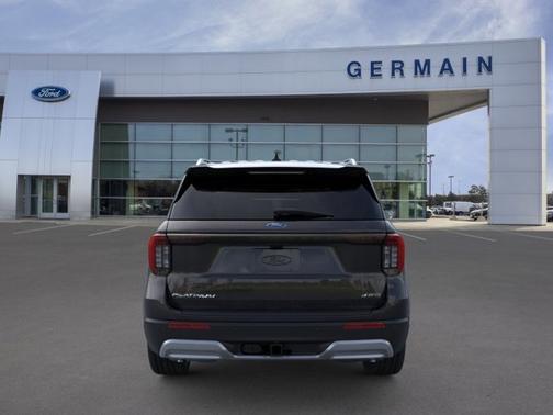 Agate Black Metallic 2026 Ford Explorer Platinum