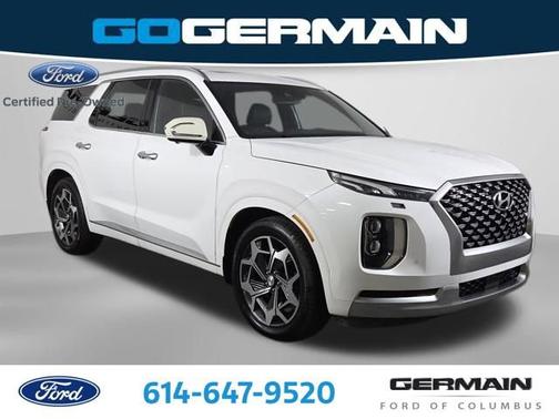 Hyper White 2021 Hyundai PALISADE Calligraphy