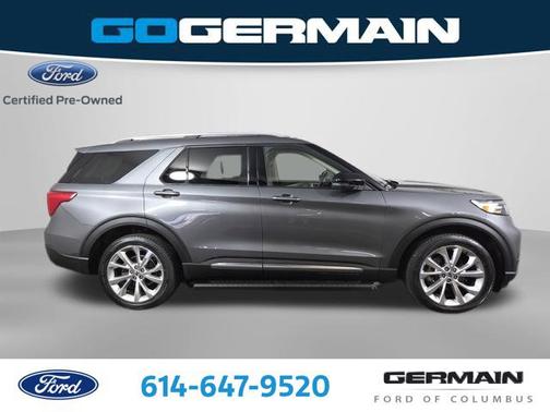 Carbonized Gray Metallic 2022 Ford Explorer Platinum