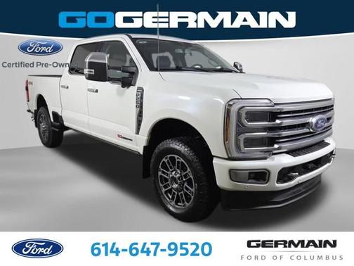 Star White Metallic Tri-Coat 2024 Ford F-250 Limited