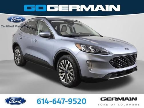 Blue Silver Metallic 2022 Ford Escape Titanium Hybrid